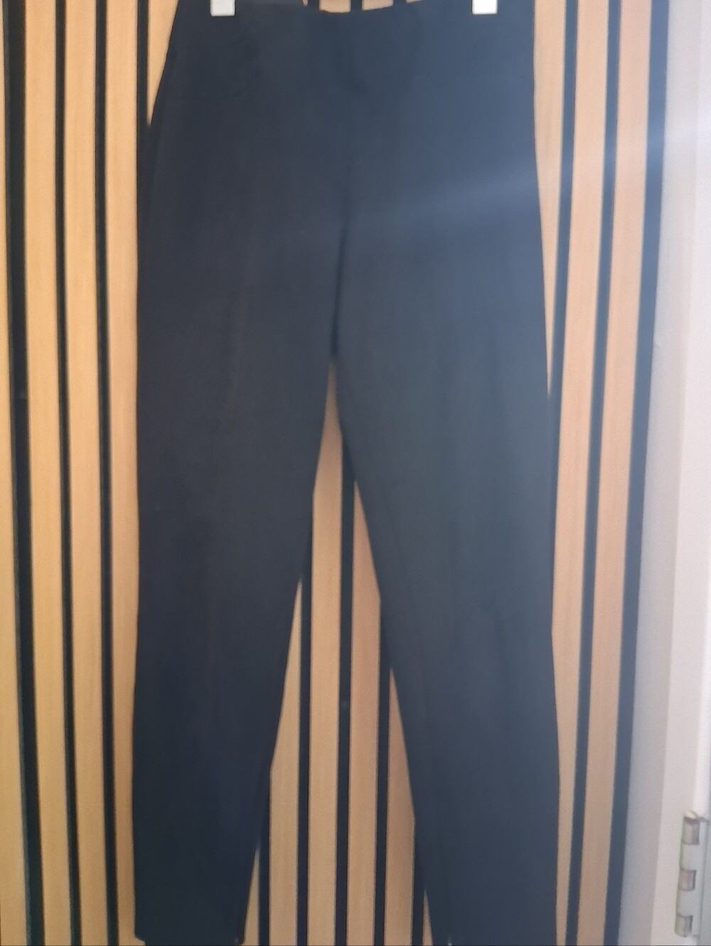 Zara Men's Black Dress Trousers - Slim Straight
